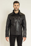 Baldwin Men's Casual Fall Leather Jacket
